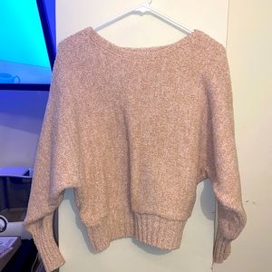 Nude crew neck